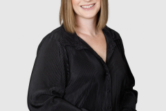 sydney-corporate-portrait-black-blouse-hands-together-matthew-with-a-camera
